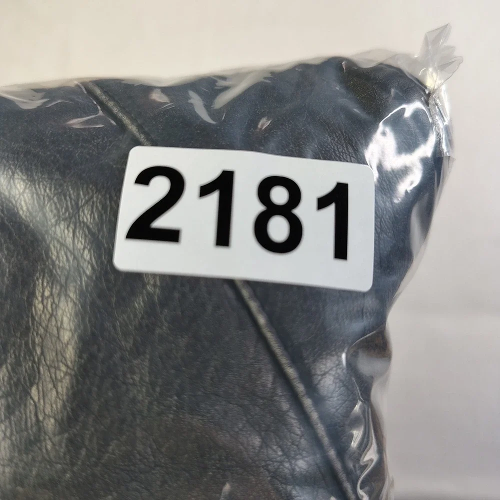 Cruel Womens Faux Leather Biker Jacket Metallic Black Leopard Lining XL - Picture 15 of 15